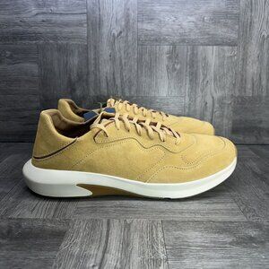 OluKai Koheo Men Golden Sand Suede Sneakers Shoes 10525-GSGS US 9 EUR 42